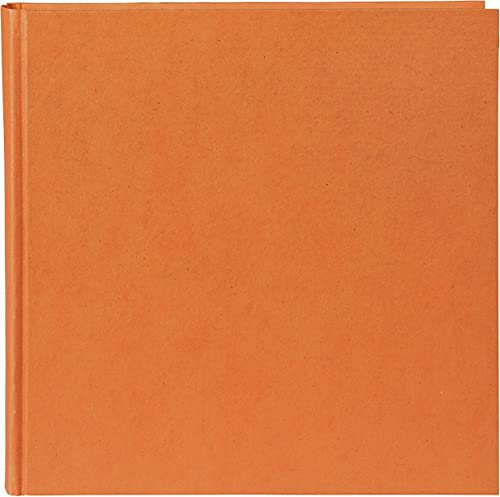 goldbuch Fotoalbum Hanf-Papeterie Terracotta 25x25 cm