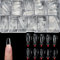 Press On False Nails by brand, Soft Gel, Full Cover, Ballerina, 500pcs, 10 Sizes