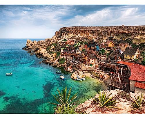 Ravensburger Puzzle 17436 Popey Village, Malta - 1500 Teile Puzzle für Erwachsene und Kinder ab 14 Jahren
