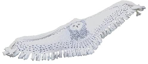 EPMANN Retro-Eulenschal - Gestrickter Kaschmir-Feeling Schal für Damen, Warm, Lang, Winter-Wraps Imitieren Vogelflügel, Federflügel, Dick, Große Eule