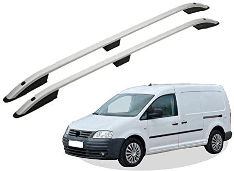 Dachreling passend für VW Caddy 2 Maxi Baujahr ab 2003 bis 2008 (Grau) mit ABE