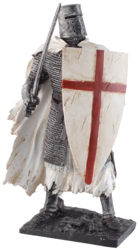 VOGLER Joh. Vogler GmbH Templer im Kettenhemd mit Schwert 20cm Ritter Deko Skulptur