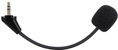 Microfono di gioco sostitutivo per cuffie Kingston HyperX Cloud Alpha, Alpha S and Alpha Pro su PS4 PS5 Xbox One PC, microfono a braccio staccabile da 3,5 mm