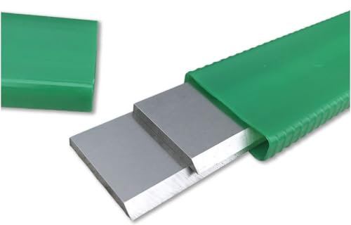 Diamwood Jeu de 2 Fers de Dégauchisseuse/Raboteuse en Acier HSS 18% - 520 x 30 x 3 mm - Réaffûtable - Convient pour bois dur et tendre