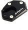 OPSREY Moto Kickstand Platte Seitenständer Fußstütze Vergrößern Für Kawasaki Ninja 300 650 1000 ER6F ZX6 10 12 R Refit Extender (Farbe : Schwarz)