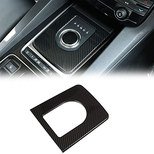 WILSEM Schmücken Auto ABS Carbon Fiber Texture Zentrale Konsole Getriebe Shift Rahmen Abdeckung Trim Für Jaguar Für F-Tempo X761 XE X760 XF X260