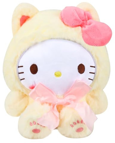 Kitty Plüschtier Kuscheltier, Kitty Plüsch Spielzeug, Plush Puppe Spielzeug für Kinder Mädchen Jungen Bett Kinderzimmer Dekor Themed Geburtstag Party Supplies 20cm