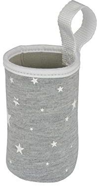 Bébé Douceur, Housse de Protection pour Biberon Col Large Verre 250Ml Ø6,5 x H11 cm Essen'Ciel