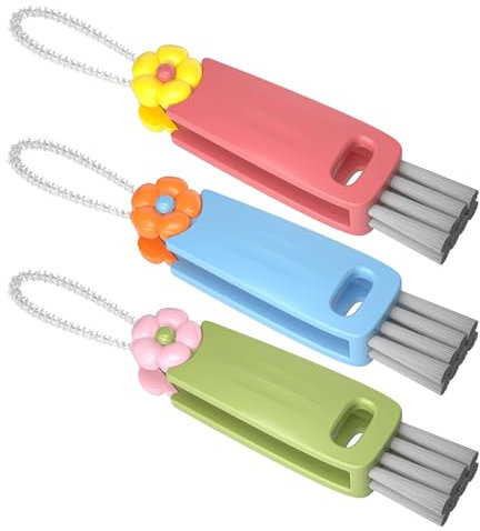 3 in 1 Cup Lid Gap Cleaning Brush Set, Multifunctional Bottle Cleaning Brush, Cup Lid Gap Cleaner, Home Kitchen Crevice Brush Tools(Multicolor)
