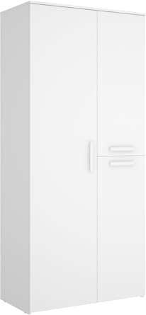 DEKIT GRUPO RIMOBEL LEKA - Armario LEKA con tres puertas - BLANCO - 205 x 90 x 52