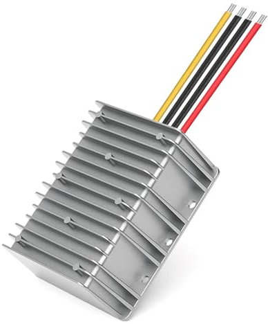 LEWLUIRZA Fuente de alimentación de Alta Potencia montada en vehículo 24V36V48V60V72V80V100V a 12V 30A 40A 50A 600W módulo Reductor de Voltaje CC(50A,60V(20-72V)_12V)