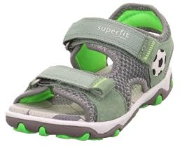 Superfit Jungen Mike 3.0 Sandale, Hellgrün Hellgrau 7500, 27 EU