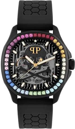 Philipp Plein Automatik Herrenuhr $keleton $pectre Rainbow