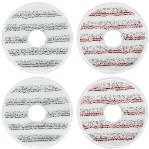 Recharge de Serpillere en Microfibres pour Vileda Spin and Clean Mop, Tête de Serpillière de Remplacement Lavables et Réutilisables