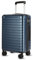 YOETEY Valise Cabine en Polycarbonate, Coque Rigide avec roulettes Silencieuses Pivotantes à 360° & Serrure TSA, Bleu, 56x36x24 cm
