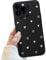 Compatible for iPhone 13 Pro Max Case, Cute White Black Heart Pattern Case Design for Women Girls, Soft TPU Slim Profile Shockproof Protective Phone Case for iPhone 13 Pro Max