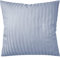 Pure Label Mako Satin Damast Streifen Kopfkissenbezug 80x80 cm aus 100% Baumwolle in grau| Traumhaft weicher Kissenbezug passend zu unseren Bettwäsche Sets