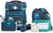 SCHOOL-MOOD Champion Pro Moritz Weltraum Schulranzenset 7-teilig 21,5L Stauraum, ergonomisches Easy Fit System für 1 m bis 1,50 m Körpergröße, standfest, wasserdichter Stoff mit Reflektoren