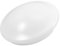 CLISPEED White Ceiling Lampshade Accessories - Round Screw-on Light Shade for Bedroom Kitchen and Bathroom 22.6cm PC Design