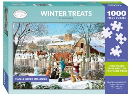 Winter Treats Jigsaw Puzzle, Jigsaws & Puzzles, Animals, Gift