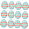 Ipetboom 12pezzi Piatti Di Carta Per Pasqua Design Unico Con Uova Colorate Per Feste e Picnic Materiale Sicuro e Pratico Atmosfera Festiva Assicurata