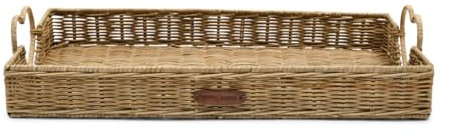 Rivièra Maison - Elegantes Herzförmiges Tablett aus hochwertigem Rattan für stilvolle Anlässe