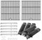 Grillroste Ersatz für Nexgrill 5 Brenner 720-1046 720-1046A, Grillrost Ersatz für Nexgrill Ersatzteile 5 Brenner, Grillrost, Hitzeschild und Brenner Kit für Nexgrill 720-1046
