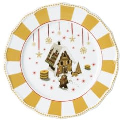 Hutschenreuther Weihnachtskollektion Christmas Love beige Teller flach 22 cm