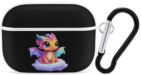Cute Dragon Printed Bluetooth Earbuds Case Colorful Wireless Headphones Covers Compatible With AirPods Pro 2