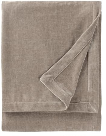 Yard Heavy Chenille Throw (Greige, 150 x 200 cm)