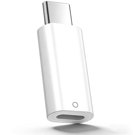 Lizoak USB C to Pencil Adapter for Apple Pencil 1st Generation, USB C to Ligh-ning Pencil Charger Adapter for i-Pad 10/11th Gen, Supports Bluetooth Pairing & Charging