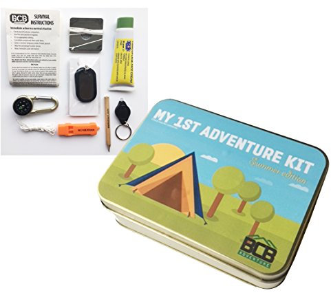 Bushcraft Kid's My First Adventure Kit für Kinder, Bronze, 12 x 8,5 x 3,5 cm