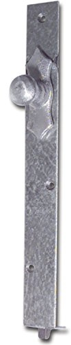 Fensterschienenriegel zum Einlassen, mit Schließblech, 300 mm, Stahl blank | Fensterverschluss