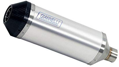 GIANNELLI YAMAHA X-MAX 400 '13 HOMOL. OVAL ALUMINI UM SILENCER WITH CARBY END CAP