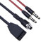AUX Adapter Kabel Montage-Kit von Keple | Auto Montieren Stereo Buchse 3,5 mm AUX Buchse + 3,5 mm AUX Stecker Kabel 1 m Kompatibel mit X3 (2004–2010)/ Cooper (2002–2006) Cooper S (2005)