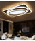 Euroton LED Deckenleuchte XWWJ093 Rechteckig, 80x65 cm, H 9 cm. 106 W mit Fernbedienung Helligkeit einstellbar dimmbar Deckenlampe LED Lampen Beleuchtung