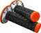 Scott Mellow MX Motorrad Griffe inkl. Donut schwarz/orange