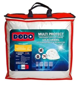 DODO Steppdecke, temperiert, gegen Milben und Bettwanzen, 200 x 200 cm, für Doppelbett, Bettdecke Multi Protect, Weichheit und Schutz, maschinenwaschbar bei 40 °C