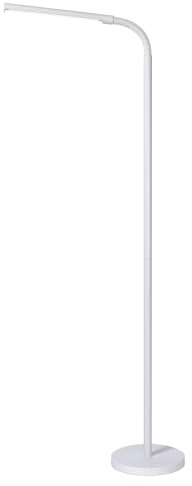 LUCIDE GILLY - Stehlampe Mit Leselampe - LED - 1x6W 2700K - Weiß