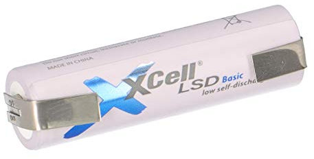 Akku Mignon AA 2100mAh 1,2V NiMh Low self Discharge LR06 mit U Lötfahne Hochstrom wiederaufladbar