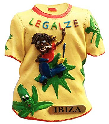 Weekino Ibiza Spanien Kühlschrankmagnet 3D Polyresin Touristische Stadtreise City Souvenir Collection Geschenk Starker Kühlschrank Aufkleber