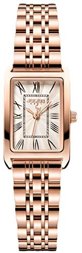 rorios Mode Damen Uhren Analog Quarz Armbanduhr Rosegold Edelstahlarmband wasserdichte Elengate Kleid Uhr für Mädchen Frauen