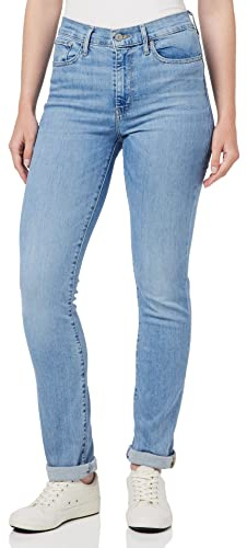 Levi's Women's 724™ High Rise Straight Jeans, Light Indigo Worn In, 23W / 30L