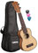 Cascha Spruce Solid Top Sopran Linkshänder Ukulele Erwachsene & Kinder - inkl. 3 Plektren & gepolsterte Tasche - Fichtenholz-Ukulele für Anfänger & Fortgeschrittene - Aquila Nylon Saiten