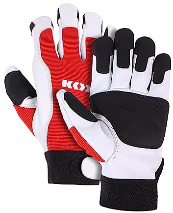 KOX Arbeitshandschuhe/Gartenhandschuhe Tec Rot Gr. Gr. 9