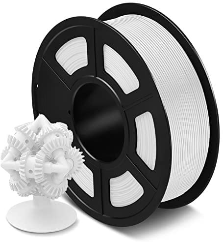SUNLU ASA Filament 1.75mm, UV Regen Hitzebeständig und robust, ideal für den Druck von mechanischen Funktionsteilen im Freien, 0.9kg Spool, Weiß