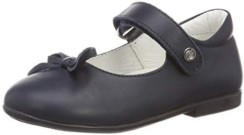 Naturino Ballerine in Pelle con Fiocco, Blu 19