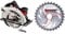 Einhell Handkreissäge TC-CS 1410 (1410 W, max. Schnitttiefe 67 mm, Spaltkeil, Spindelarretierung, werkzeuglose Einstellung von Schnitttiefe und Neigungswinkel, inkl. 2x HM Sägeblatt Ø190 x Ø30 mm)