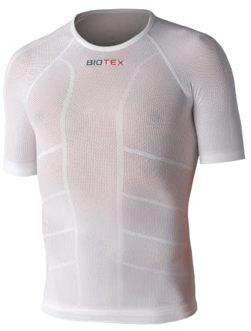 BIOTEX Camiseta de Red Sun Transpirable Unisex para Ciclismo y Running, Ropa Interior técnica Deportiva Ideal para el Verano