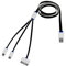 Mr. Gadget's Solutions 3 in 1 Multiple USB Charging Cable with 8 Pin / 30 Pin/Micro USB Ports Made For Android Devices, Speakers, MP3 Players, Tabs, iOS Phone 4 4s 5 5s 6 6s
